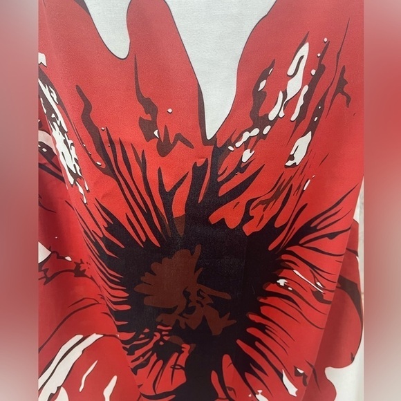 Roxanne Classy Floral Print Chiffon Plunging Backless Backline Casual Maxi Dress - Picture 7 of 8